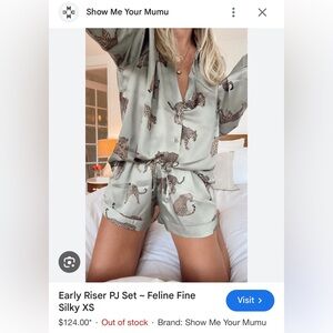 Show Me Your Mumu ~ Early Riser PJ Set ~ Feline Fine